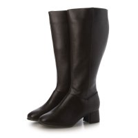 la farfa SHOES/ラ ファーファ シューズ la farfa SHOES シンプル 幅広 美脚 ロングブーツ/507202869