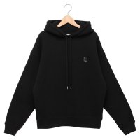 MAISON KITSUNE/メゾンキツネ MAISON KITSUNE パーカー フーディー ボールドフォックスヘッド パッチ ブラック レディース MAISON KITSUNE MW00/507208390
