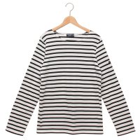 SAINT JAMES/セントジェームス SAINT JAMES Tシャツ カットソー ホワイト ブラック メンズ ST.JAMES 9858/507208629