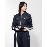 NERDY/ノルディ NERDY DENIM CROPPED TRUCKER TRACK TOP デニムクロップドトラッカートラックトップ/507331161
