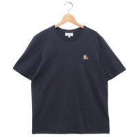 MAISON KITSUNE/メゾンキツネ MAISON KITSUNE Tシャツ カットソー チラックス フォックス パッチ ネイビー メンズ MAISON KITSUNE LM00110/507489771
