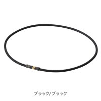phiten/ファイテン Phiten RAKUWA磁気チタンネックレス レザースタイル ブラック/ブラック 50cm/507509677
