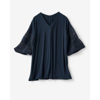 DoCLASSE/ドゥクラッセ DoCLASSE 袖レース・タックVチュニック/507509953