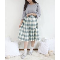 F.i.n.t/フィント F i.n.t ギンガムチェックドッキングワンピース/507510026