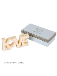 F.i.n.t/【Free marche.】レース柄LOVEキャンドル(ジンジャーローズの香り)【返品不可商品】/507510074