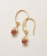 TAKE-UP/テイクアップ TAKE－UP 【Lively】K10 3石ラウンド ワイヤーピアス( YG)/507559236