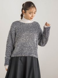 Droite Lautreamont/ドロワット ロートレアモン Droite lautreamont ラメミックスプルオーバー≪手洗い可能≫/507574901