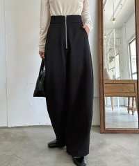 LAUIR/ラウアー LAUIR 裏起毛ハイウエストジップカーブパンツ/507582006