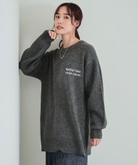 SHOO・LA・RUE Cutie Blonde/キューティーブロンド Cutie Blonde ロゴ刺繍が目を惹く ニットチュニック/507583475