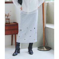 KOBE LETTUCE/コウベレタス KOBE LETTUCE [ 裏起毛 ] アイレットヘムスウェットスカート [M4140]/507583805