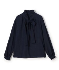Ballsey/グロスアムンゼン フリルカラーリボンブラウス/507583860