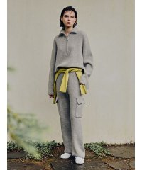 emmi atelier/ウールニットカーゴパンツ/507583885
