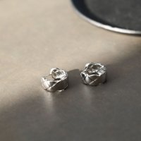 Noelmarket/ノエルマーケット Noelmarket ピアス 金属アレルギー対応 フープピアス つけっぱなし 18k シンプル キルティング模様 仕事 人気 上品 両耳用 レ/507584120