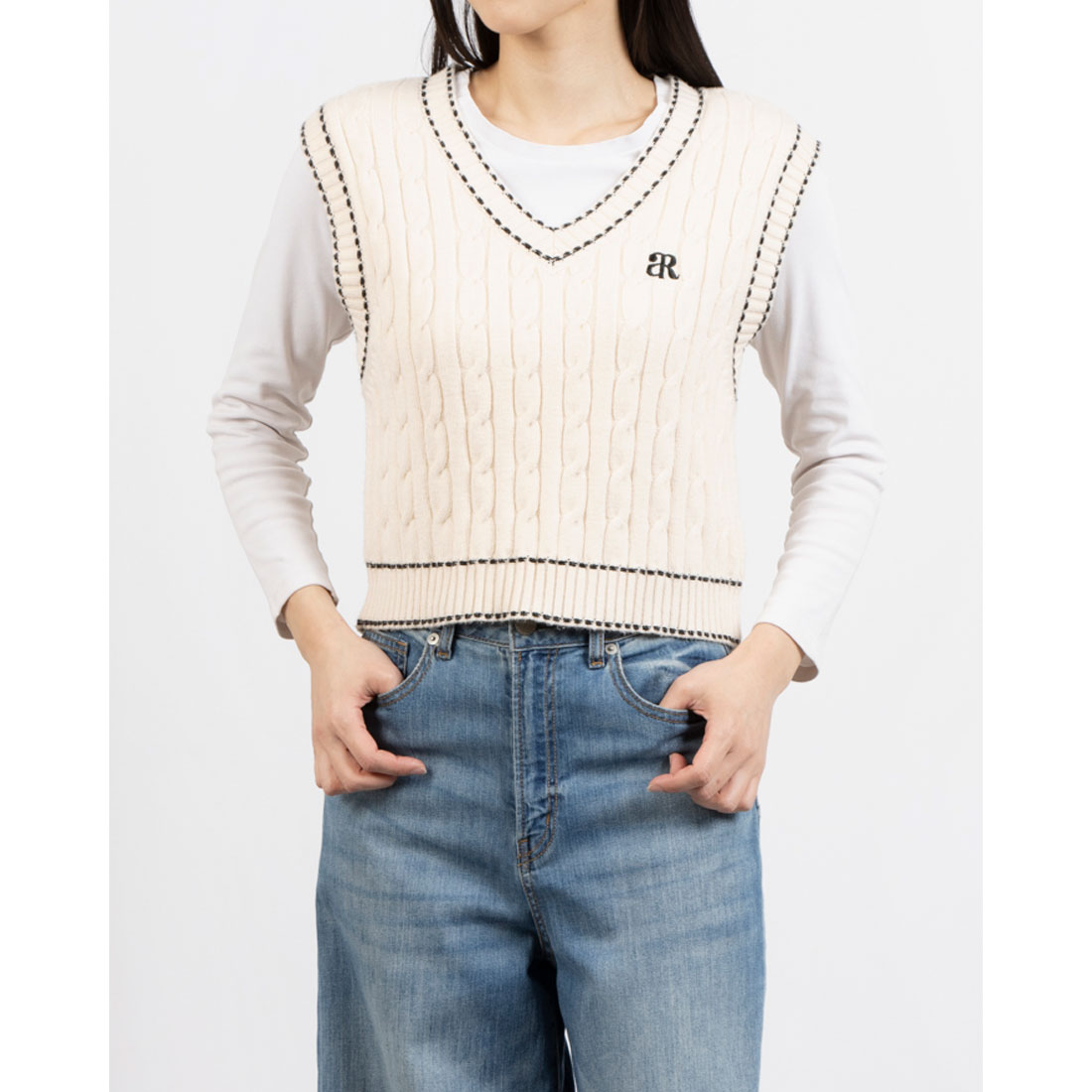 セール 50%OFF】アルシーヴ archives チルデンケーブルニット