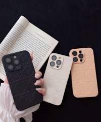 shopnikoniko/ショップニコニコ ShopNikoNiko iPhoneケース ダイヤキルティング風 スマホケース ma 【即納】13 14 15 アイフォンケース 合成皮革 /507585878