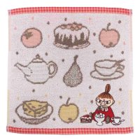 cinemacollection/シネマコレクション cinemacollection ムーミン ミニタオル ジャガードハンカチタオル オーガニックコットン リトルミイとお茶会 北欧 丸眞 汗拭/507585942