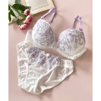 fran de lingerie/フランデランジェリー fran de lingerie 新作続々☆ 「ペアブラジャー ペアブラジャー（ワイヤー有り）」 ブラジャーショーツセット【返品不可商品】/507586183