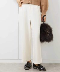 MICHEL KLEIN/［定番人気/新色追加］裏起毛ワイドクロップドパンツ(機能素材)/507586417