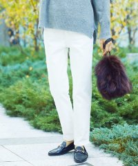 MICHEL KLEIN/[4サイズ展開]裏起毛ストレッチスリムパンツ（WEB限定カラーあり）/507586419
