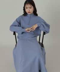 N Natural Beauty Basic/ハーフジップニット＆スカートセット/507586562