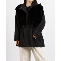 MICA&DEAL/マイカアンドディール MICA&DEAL hooded boa docking coat/507558427