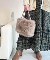 lus./ラスドット lus. フェイクファー2WAYバッグ/507583247
