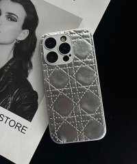 shopnikoniko/ショップニコニコ ShopNikoNiko iPhoneケース ダイヤキルティング風 スマホケース ma 【即納】13 14 15 アイフォンケース 合成皮革 /507585878