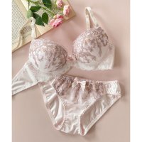 fran de lingerie/フランデランジェリー fran de lingerie 新作続々☆ 「ペアブラジャー ペアブラジャー（ワイヤー有り）」 ブラジャーショーツセット【返品不可商品】/507586183
