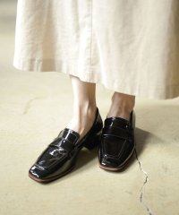 SESTO/セスト SESTO スリムスクエアローヒールローファーパンプス /r/507586213
