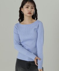 N Natural Beauty Basic/ボートネックラメニット/507586565