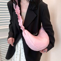 REAL STYLE/リアルスタイル REAL STYLE ショルダーバッグ トート ハンドバッグ レディース パフ ハーフムーン 軽い 軽量 小さめ ミニ 可愛い おしゃれ かわい/507587384