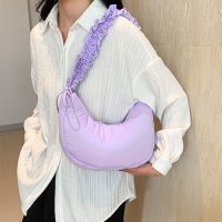 REAL STYLE/リアルスタイル REAL STYLE ショルダーバッグ トート ハンドバッグ レディース パフ ハーフムーン 軽い 軽量 小さめ ミニ 可愛い おしゃれ かわい/507587384