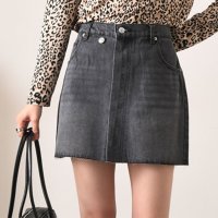 REAL STYLE/リアルスタイル REAL STYLE ミニスカート タイト デニム ラップスカート 秋 冬 通年 薄手 レディース ボトムス レイヤード おしゃれ 可愛い シン/507587406