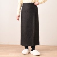 REAL STYLE/リアルスタイル REAL STYLE 巻きスカート ロング 防寒 ラップスカート ブランケット ひざ掛け 大判 厚手 レディース おしゃれ 日本製 膝下 暖かい/507587430