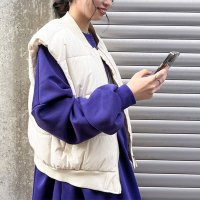 REAL STYLE/リアルスタイル REAL STYLE ベスト レディース 秋冬 中綿 アウター ジャケット 前開き エコダウン あったか 防寒 暖かい ゆったり アウトドア 上/507587461