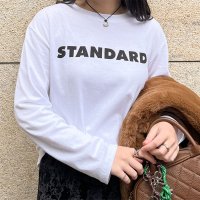 REAL STYLE/リアルスタイル REAL STYLE Tシャツ レディース 長袖 綿 コットン カットソー ロンT ロゴ プリント 春 夏 秋 冬 薄手 トップス おしゃれ カ/507587463