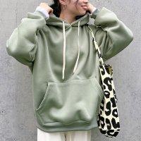 REAL STYLE/リアルスタイル REAL STYLE スウェット パーカー プルオーバー スエット レディース 裏起毛 長袖 秋 冬 厚手 トップス 暖かい トレーナー 大きい/507587464