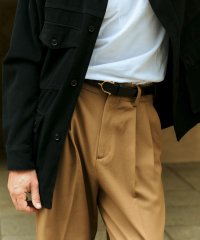 Newance/ニュアンス NewAnce High Density Two Pleats Slacks / 高密度ツープリーツ スラックスパンツ タックパンツ ストレート /507587640