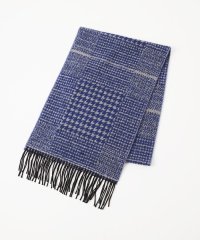 MICHEL KLEIN HOMME/グレンチェック柄ウールマフラー/507589826