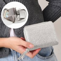 REAL STYLE/リアルスタイル REAL STYLE 財布 レディース コンパクト ジャバラ カードウォレット スリップ式 グリッターカラー ラメ おしゃれ 小銭入れ お札 通/507590381