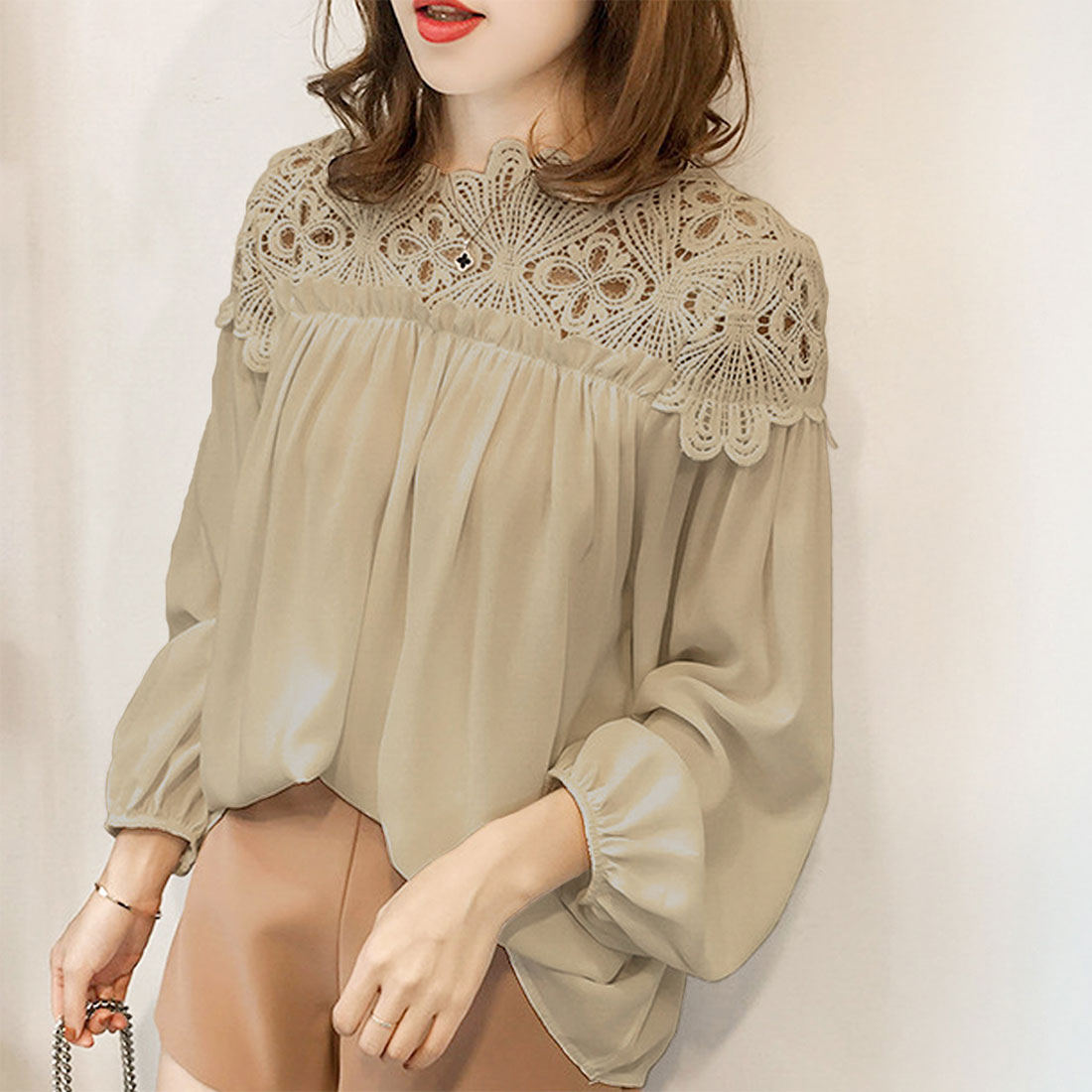 美品☆マーレット｜定価6.9万円 AMIEL OFF-SHOULDER ブラウス