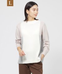 エヴェックス バイ クリツィア　Lサイズ/【L】【カタログ掲載品】【ウォッシャブル】ブロッキングウールプルオーバーニット/506972247