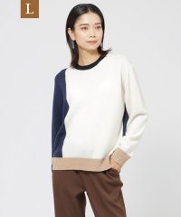エヴェックス バイ クリツィア　Lサイズ/【L】【カタログ掲載品】【ウォッシャブル】ブロッキングウールプルオーバーショートニット/506972248