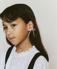 green label relaxing （Kids）/GLR FP リボン イヤリング / キッズ  /507550456
