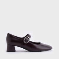 CHARLES & KEITH/Jannie ジャニー パテントクリスタルバックルメリージェーンパンプス/507553720