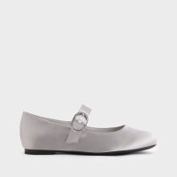 CHARLES & KEITH/Jannie ジャニー サテンクリスタルバックルメリージェーン/507553722