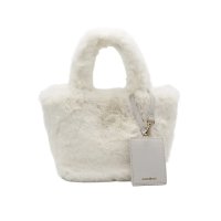HUNDRED/ハンドレッド HUNDRED トート バッグ HUNDRED パスケース 付き エコ ファー トートバッグ 収納力 秋 冬 コーデ OK－425/507559344