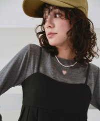 titivate/ハートカット刺繍前後2wayカットソー/507592434