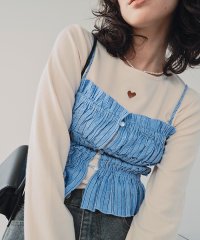 titivate/ハートカット刺繍前後2wayカットソー/507592434