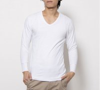 Aquascutum/アクアスキュータム Aquascutum AQ長袖U首/綿接結天竺/507592577